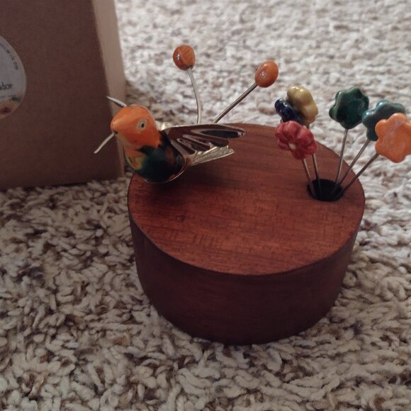 NEW Wood block appetizer set from Ecuador - Picture 1 of 4
